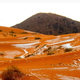 Snow in the Sahara.